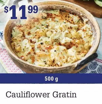 M & M Food Market Cauliflower gratin offer