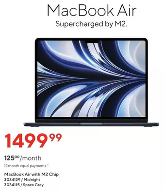 Staples Macbook air offer