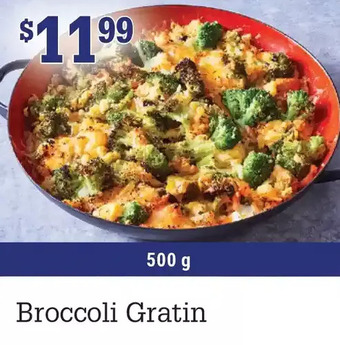 M & M Food Market Broccoli gratin offer