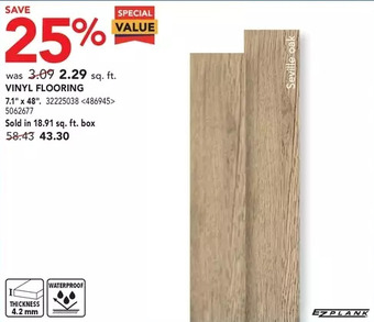 Lowe's Ezplank vinyl flooring offer