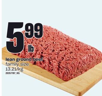Loblaws Lean ground beef offer