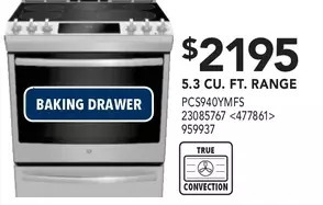 RONA 5.3 cu. ft. range offer