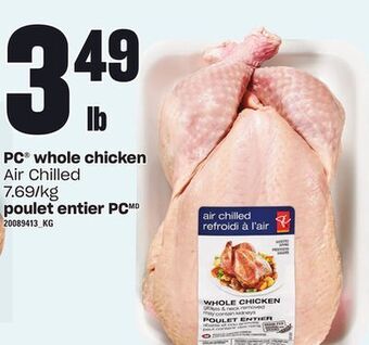 Independent Grocer Pc® whole chicken offer