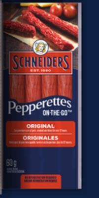 Loblaws Schneiders® pepperettes on-the-go™ sausage snacks 60 g offer