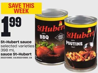 Independent Grocer St-hubert sauce, 398 ml offer