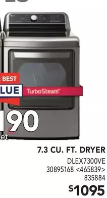 RONA Lg 7.3 cu. ft. dryer offer
