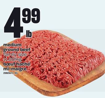 Independent Grocer Medium ground beef offer