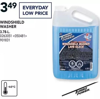 RONA Turbo power windshield washer offer