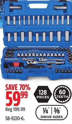 Canadian Tire Mastercraft general use socket sets offer