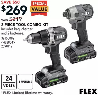 RONA Flex 2-piece tool combo kit offer