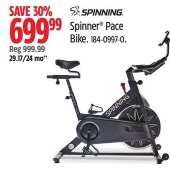 Canadian Tire Spinner pace bike offer