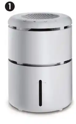 Canadian Tire Noma evaporative humidifier 4l, 3-speed top-fill with nightlight & timer offer