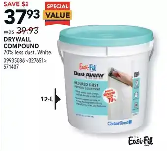 RONA Easi-fil drywall compound offer