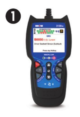 Canadian Tire Innova 3130rs obd2 code reader with abs, srs and network scan offer