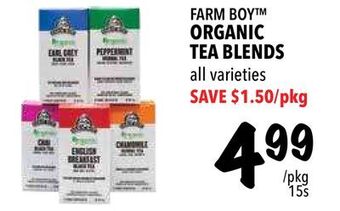 Farm Boy Farm boy™ organic tea blends offer