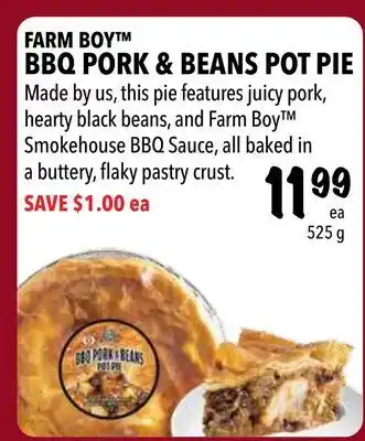 Farm Boy Farm boy™ bbq pork & beans pot pie offer
