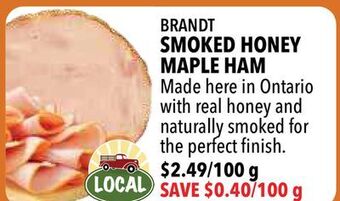 Farm Boy Brandt smoked honey maple ham offer