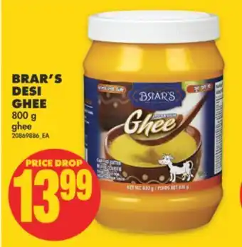 No Frills Brar's desi gheeghee, 800 g offer