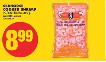 No Frills Seahorse cooked shrimp, 90/120 340 g offer