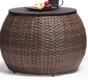 Walmart Better homes & gardens brookbury barrel coffee table with storage offer
