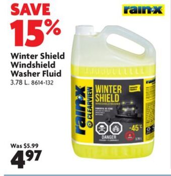 Home Hardware Winter shield windshield washer fluid offer