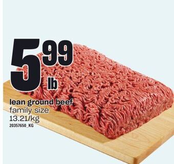 Zehrs Markets Lean ground beef offer