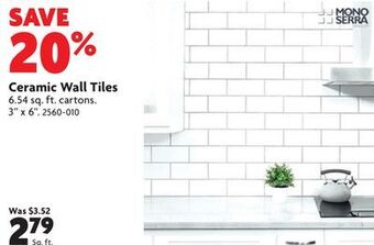Home Hardware Ceramic wall tiles offer