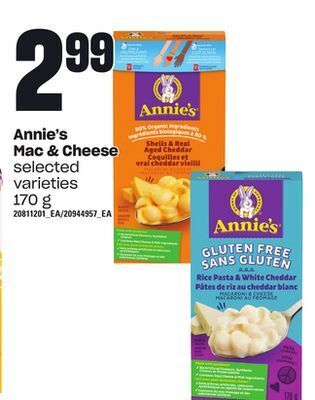 Zehrs Markets Annie's mac & cheese, 170 g offer