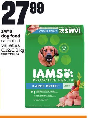Zehrs Markets Iams dog food offer