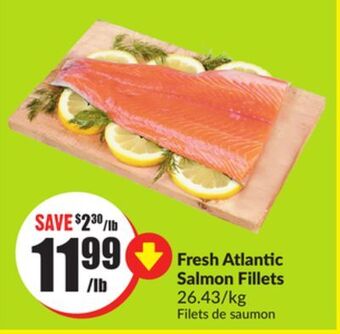 Chalo FreshCo Fresh atlantic salmon fillets 26.43/kg offer