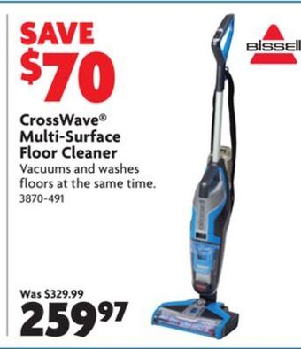 Home Hardware Crosswave® multi-surface floor cleaner offer