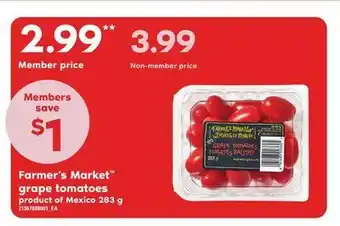 Zehrs Markets Farmer's market™ grape tomatoes, 283 g offer