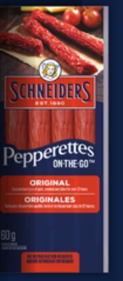 Zehrs Markets Schneiders® pepperettes on-the-go™ sausage snacks, 60 g offer