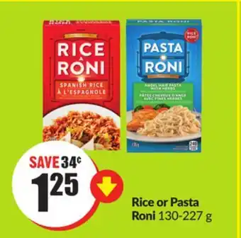 Chalo FreshCo Rice or pasta roni 130-227 g offer