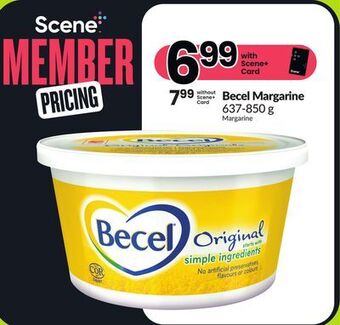 FreshCo Becel margarine 637-850 g offer