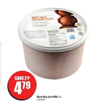 Chalo FreshCo Best buy ice milk 4 l offer