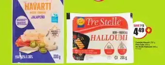 FreshCo Castello havarti 200 g feta cube 200 g tre stelle halloumi 200 g offer