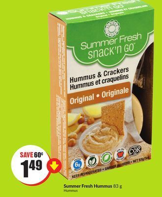 FreshCo Summer fresh hummus 83 g offer
