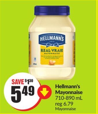 Chalo FreshCo Hellmann's mayonnaise 710-890 ml offer