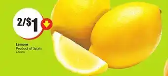 FreshCo Lemons product of spain offer