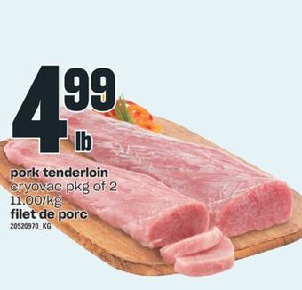 Valu-mart Filet de porc offer
