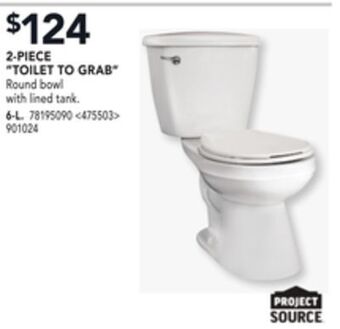 RONA Project source 2-piece "toilet to grab" offer