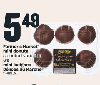 Valu-mart Mini-beignes délices du marché, 6's offer