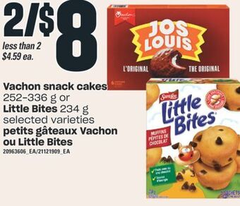Valu-mart Petits gâteaux vachon ou little bites offer