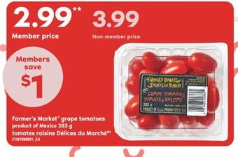 Valu-mart Tomates raisins délices du marché, 283 g offer
