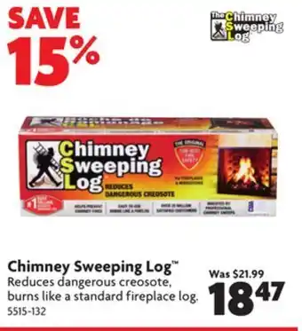 Home Hardware Reduces dangerous creosote, burns like a standard fireplace log. offer