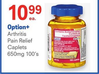 Remedy's RX Option + arthritis pain relief caplets 650mg offer