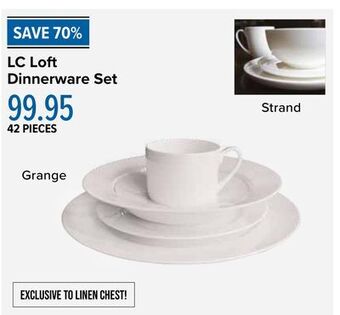 Linen Chest Lc loft dinnerware set offer