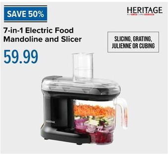 Linen Chest 7-in-1 electric food mandoline and slicer offer