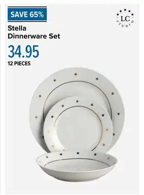 Linen Chest Stella dinnerware set offer